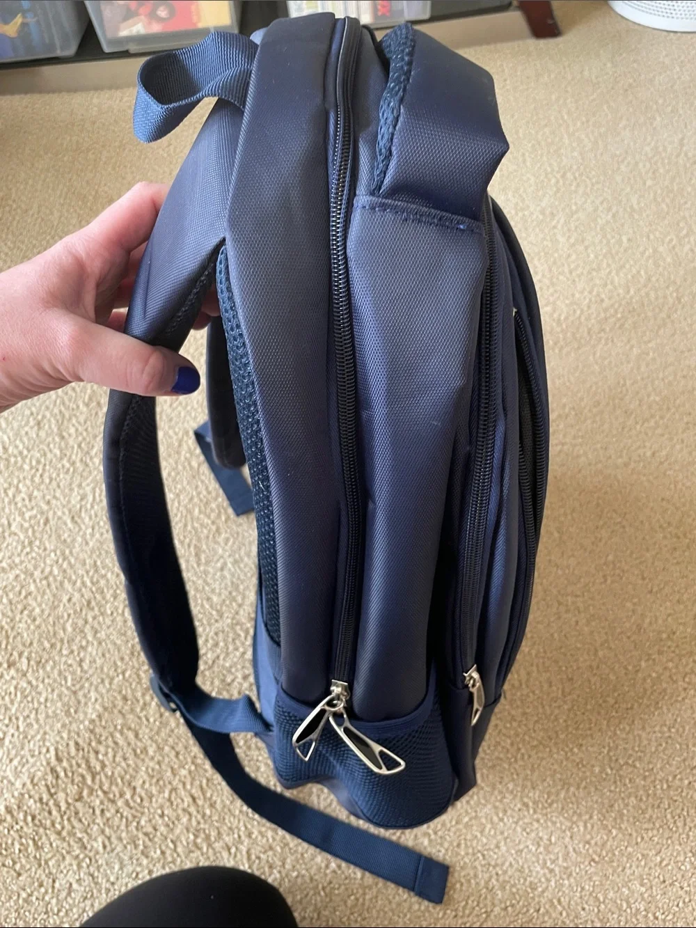 Navy Petco Love Unisex Backpack, brand new